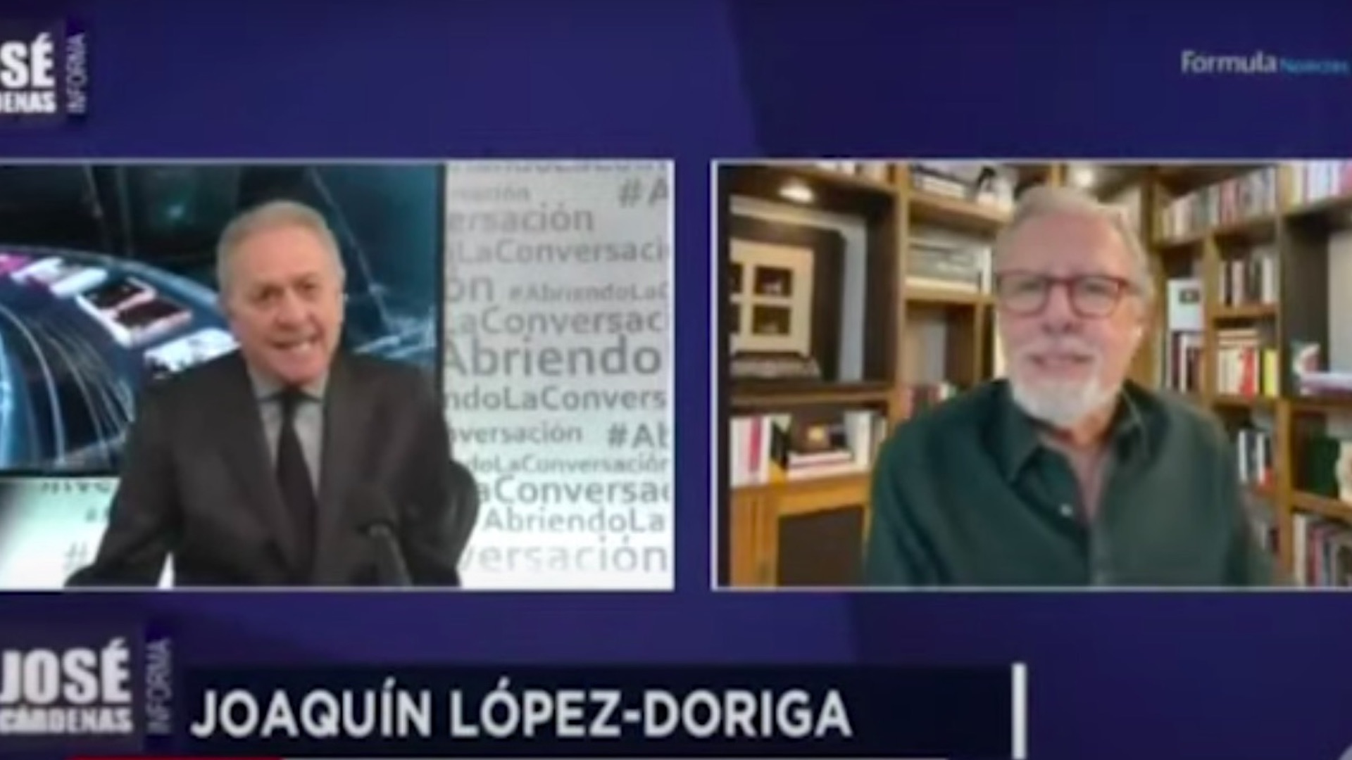 Joaquín López-Dóriga, en conversación con José Cárdenas