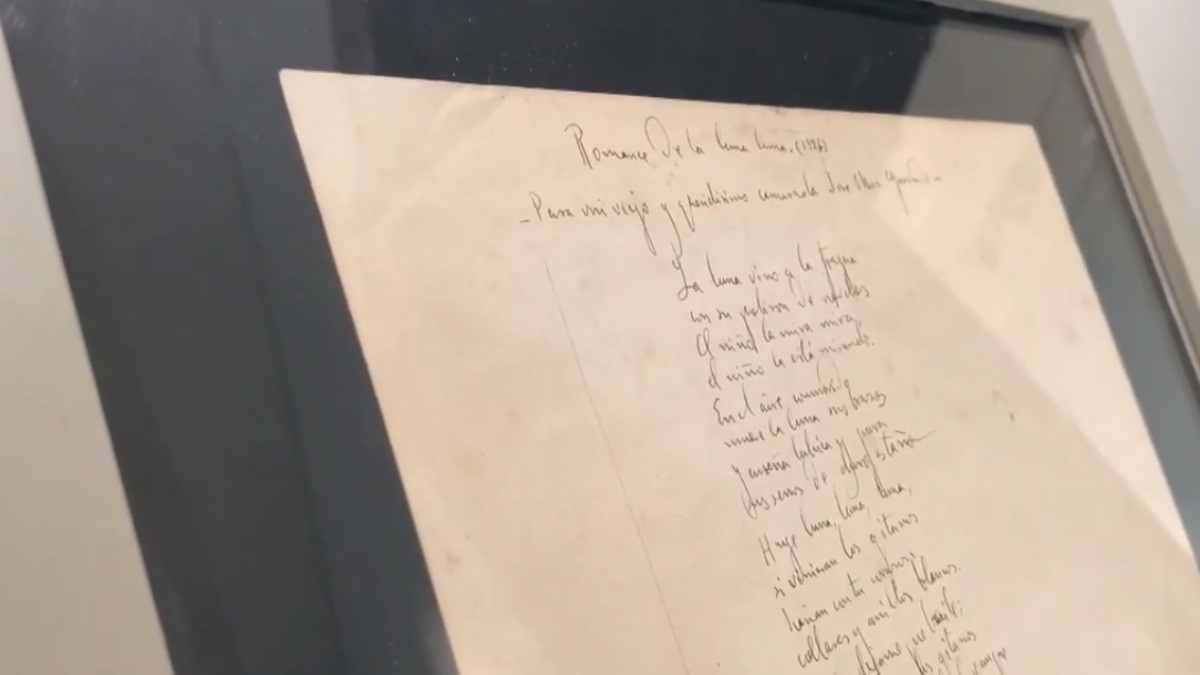 Vendido en París por casi 48 mil euros un manuscrito de Lorca
