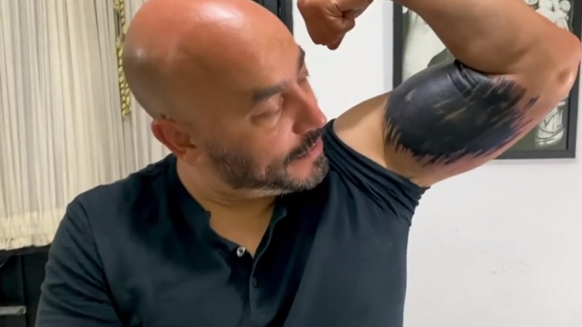 Lupillo Rivera responde a críticas por tapar tatuaje de Belinda Lupillo Rivera responde a críticas por tapar tatuaje de Belinda