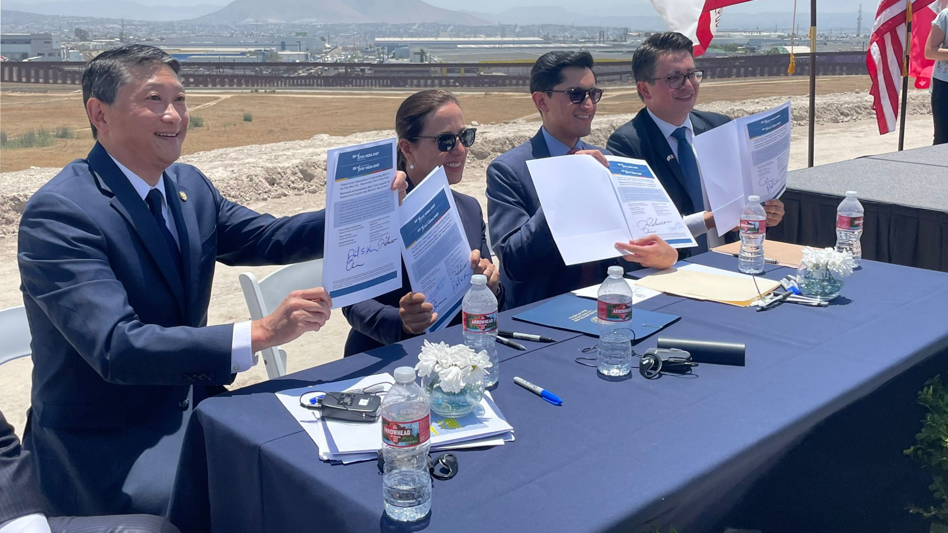 México y California firman acuerdo para macroproyecto de infraestructura fronteriza