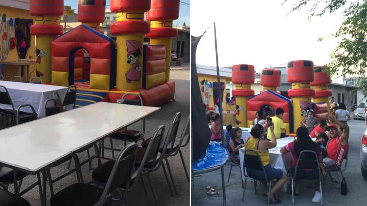 Mujer publica invitación a fiesta de sus hijos en Facebook por falta de asistentes; llegan decenas de personas