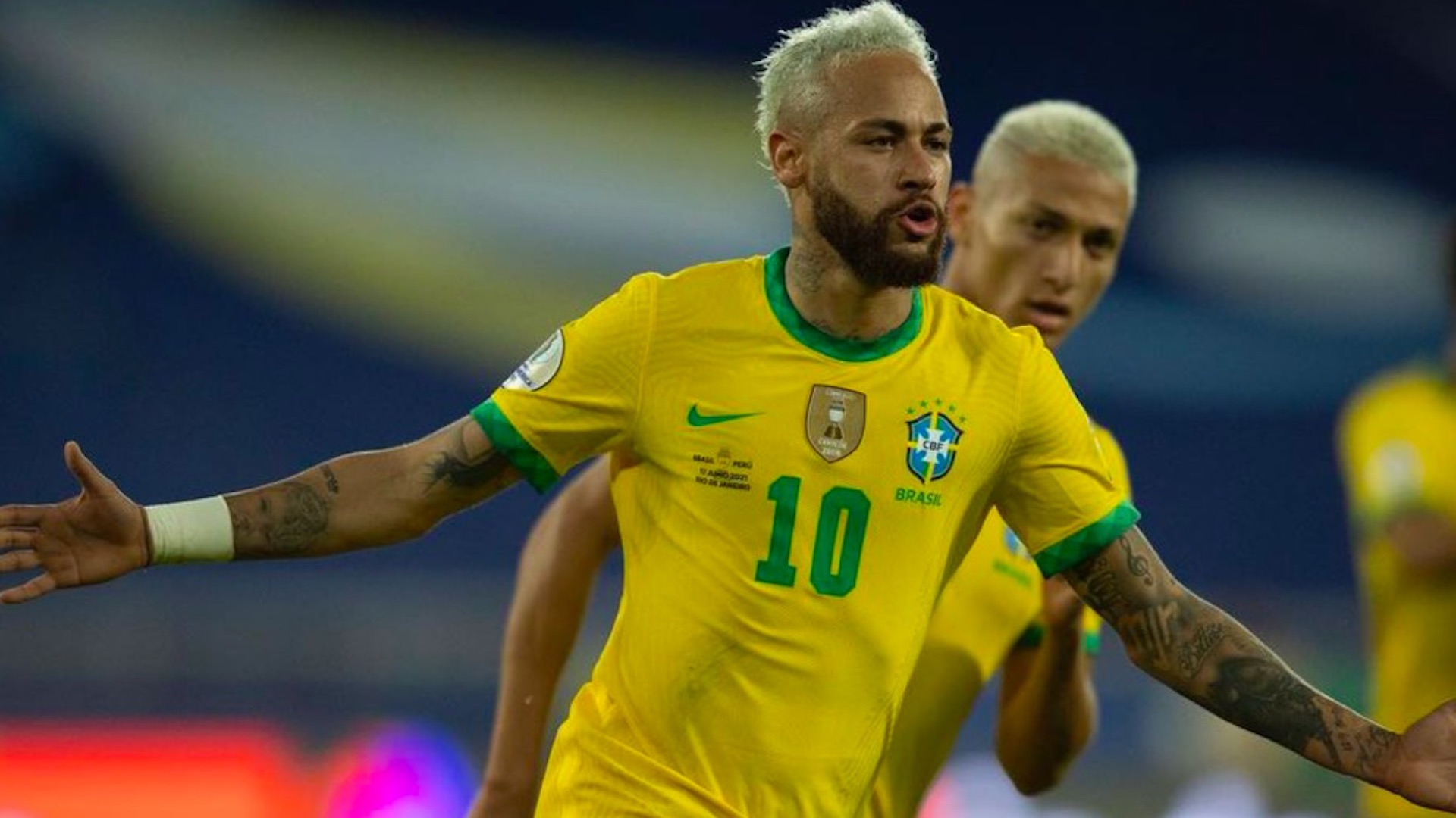 Neymar critica mal estado del césped en la Copa América