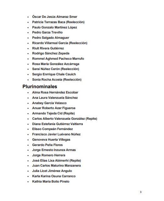 Ellos son los diputados que conformarán la LXV Legislatura - pan3