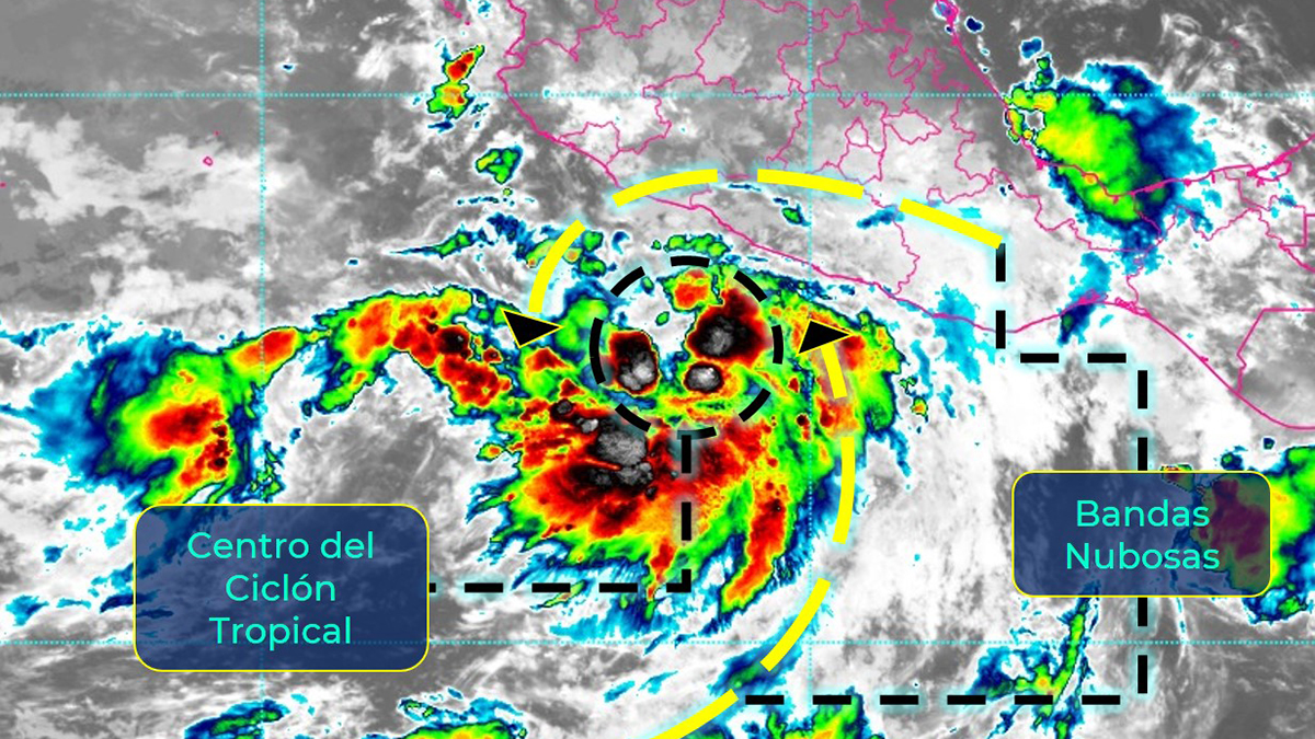 Tormenta tropical Enrique provocará lluvias en cuatro estados; podría volverse huracán