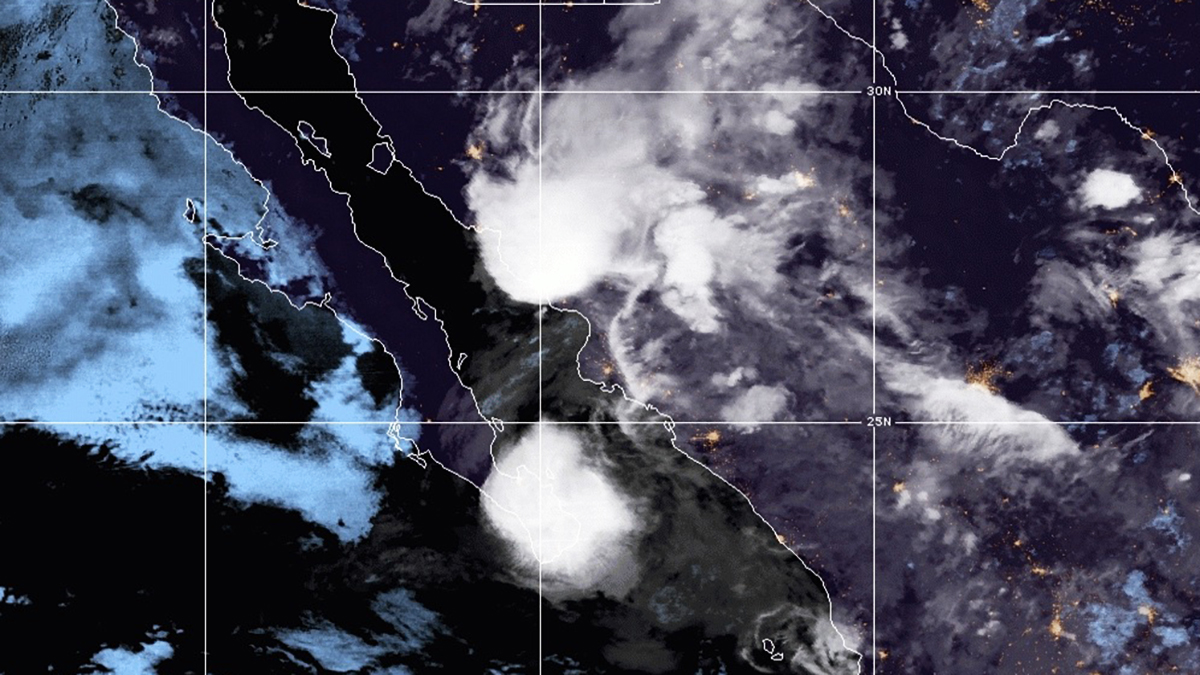 Tormenta tropical Enrique deja lluvias a punto de tocar Baja California Sur
