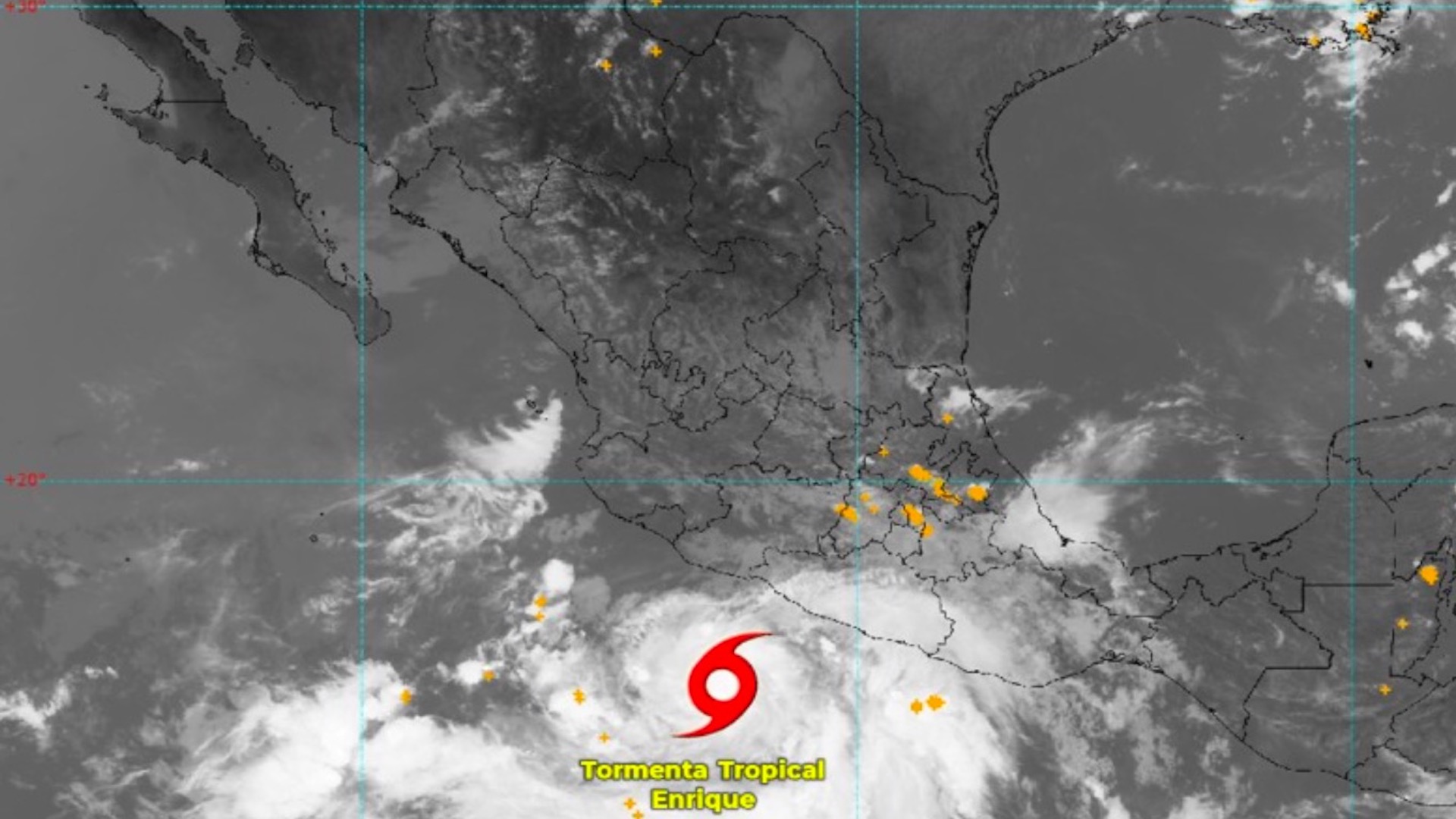 Enrique continúa por el Pacífico; será huracán este sábado