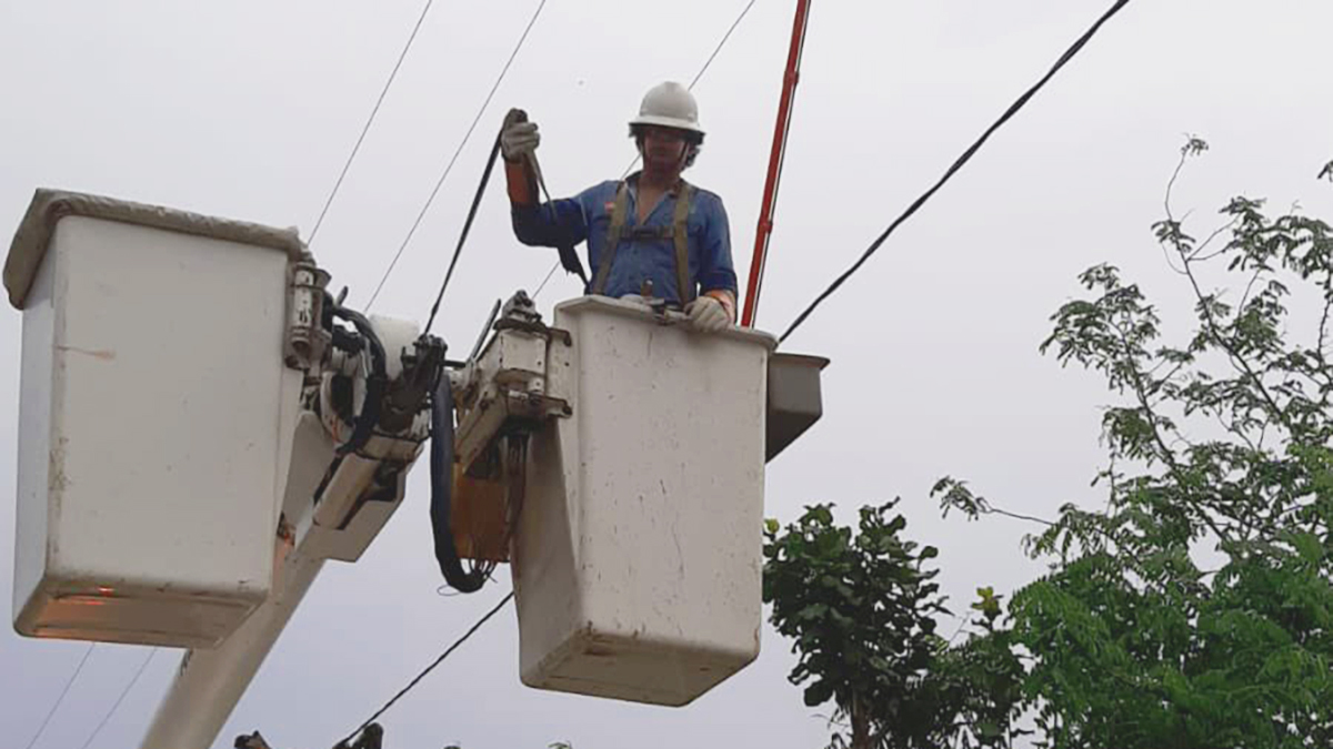 Restablecen al 100 % suministro eléctrico en zonas afectadas por ‘Dolores’
