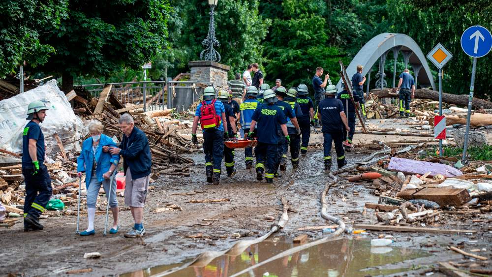 Devastador temporal azota el oeste alemán, con 50 muertos en 24 horas