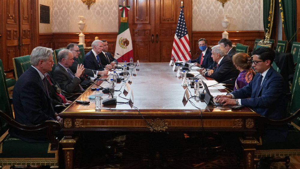 AMLO sostuvo una reunión “cordial y amistosa” con senadores de EE.UU.