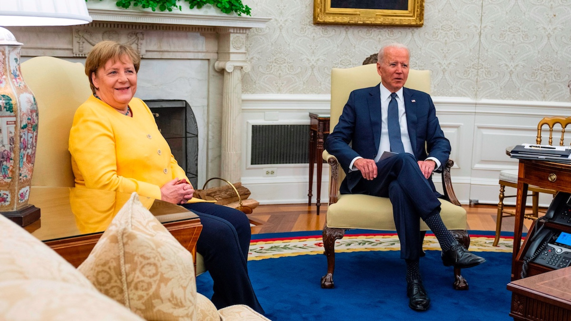 Biden recibe a Merkel con agenda marcada por China y gasoducto