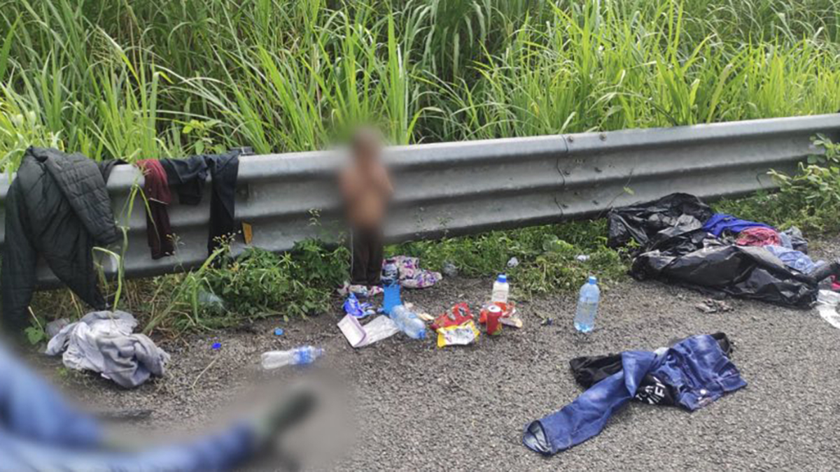 México regresa a Honduras a bebé abandonado en carretera de Veracruz