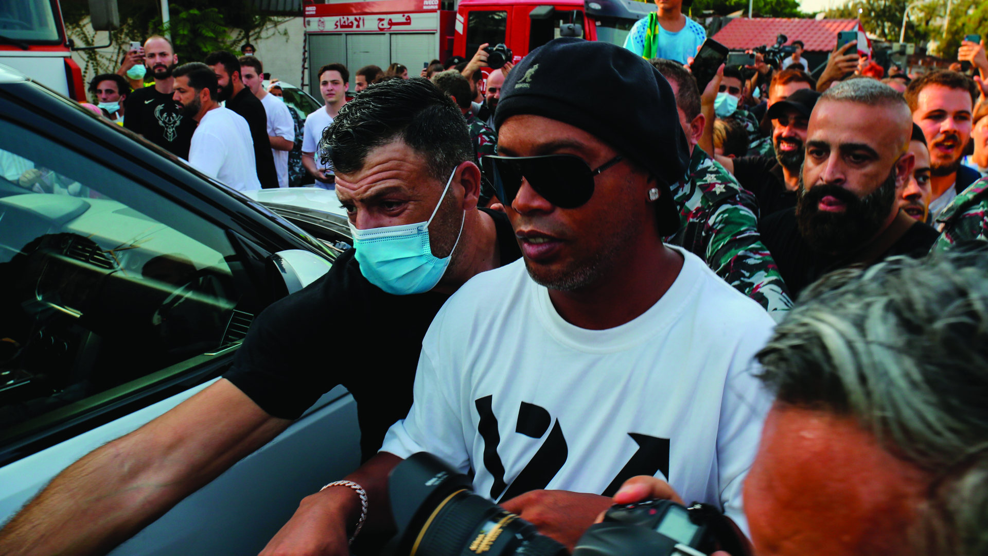 Ronaldinho abandona memorial por las víctimas de Beirut tras pelea