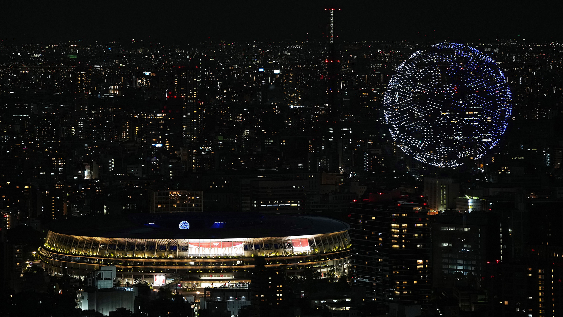 La tecnología y la paz se fusionan en Tokio con la canción “Imagine”