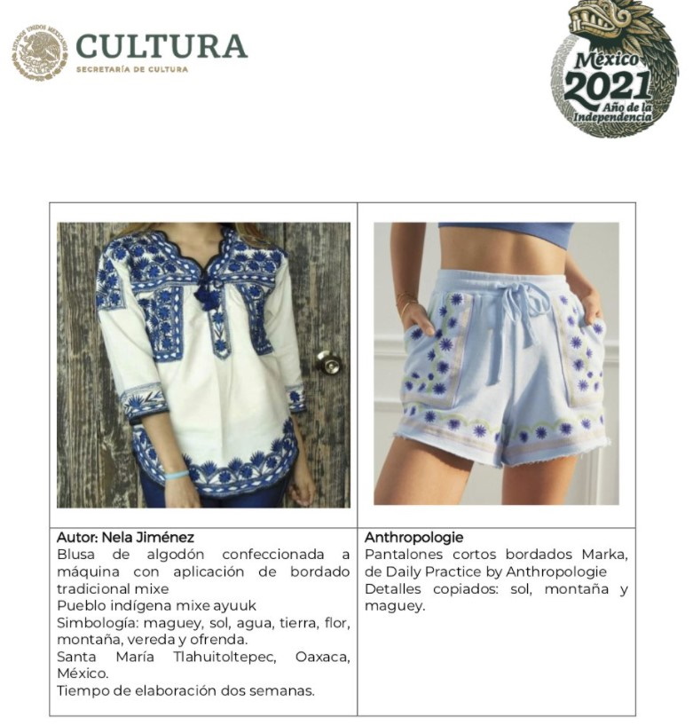 Denuncian plagio de diseños textiles de Mixe, Oaxaca, por marca de EE.UU. - inpi-oaxaca-textiles