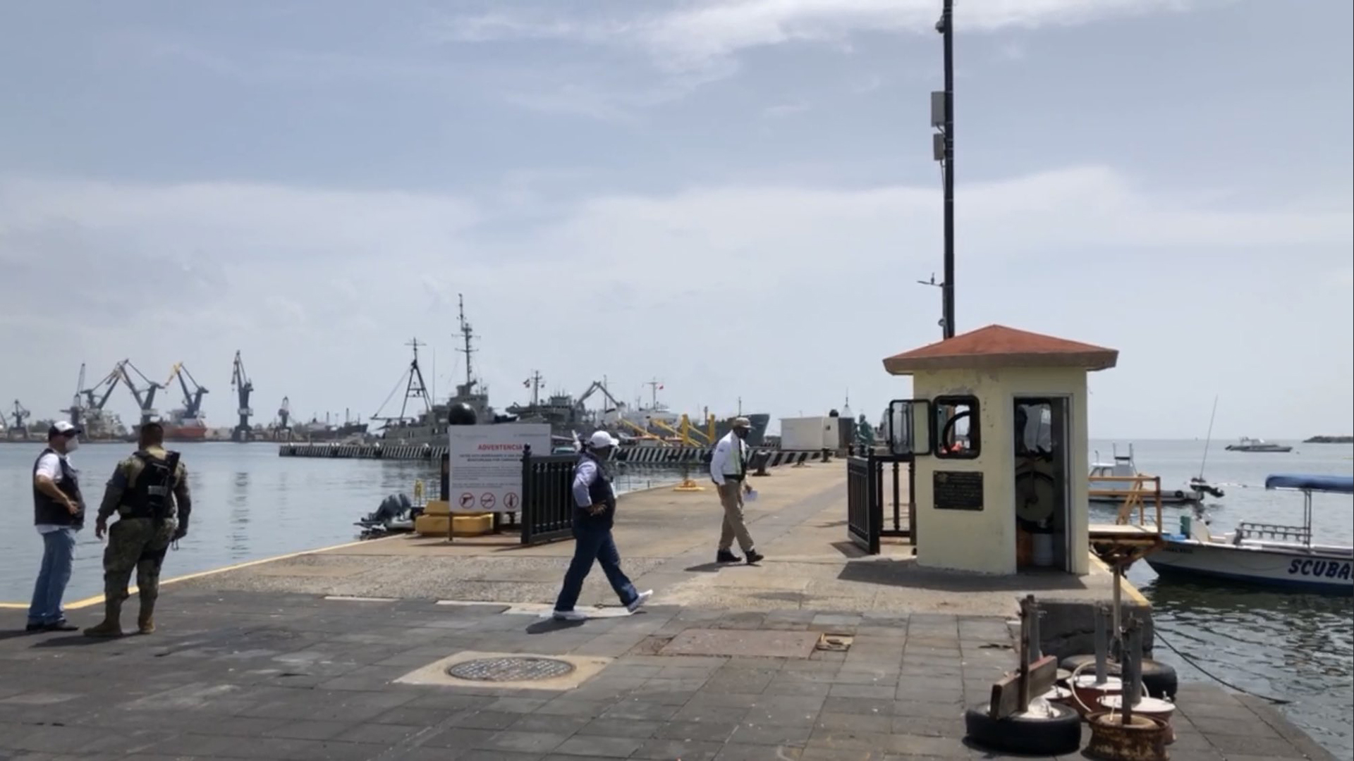 Parte desde Veracruz ayuda humanitaria de México hacia Cuba - malecon-de-veracruz-desde-el-cual-saldra-ayuda-humanitaria-para-cuba