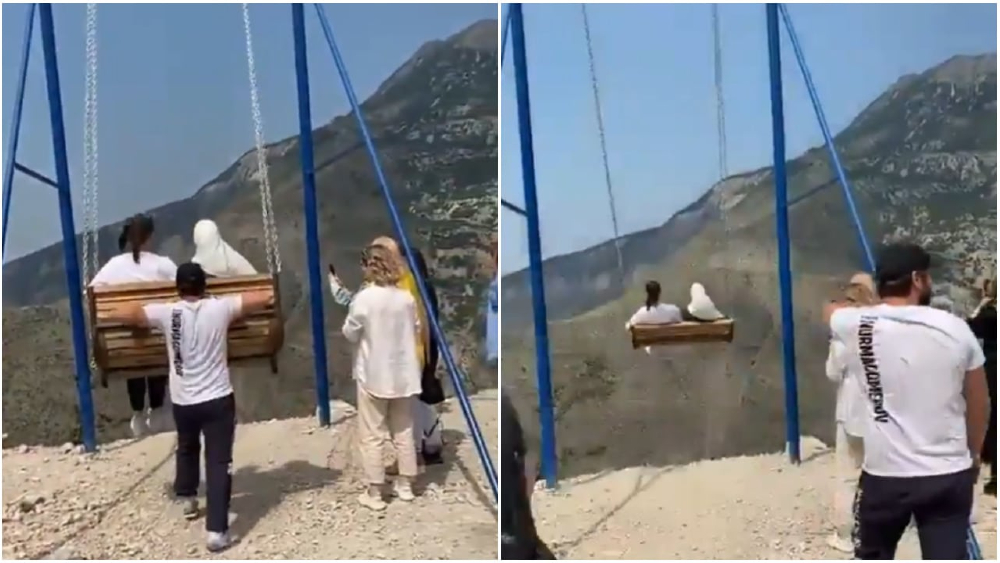 #Videos Mujeres caen de columpio ubicado a mil 500 metros de altura