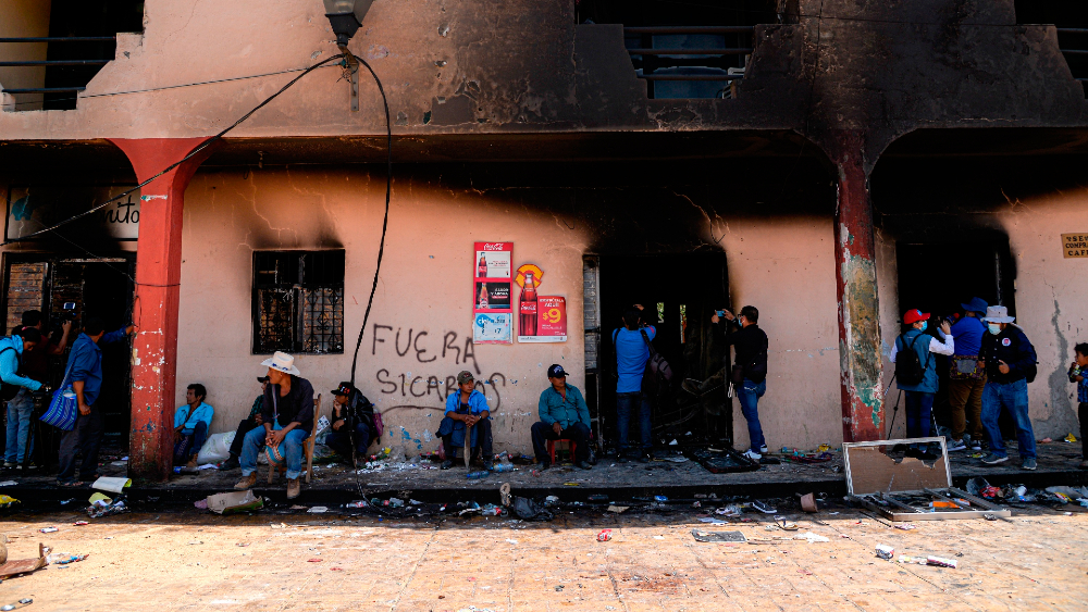 Pobladores toman Palacio Municipal de Pantelhó, Chiapas - pantelho-chiapas-el-machete-autodefensa-3