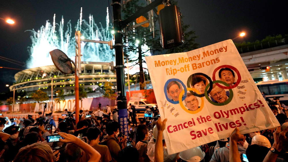 Un detenido en manifestaciones contra Juegos Olímpicos de Tokio