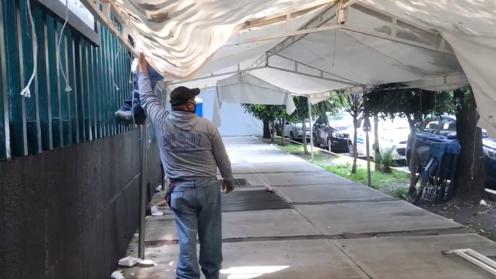 Militantes del PRI levantan plantón de la sede nacional