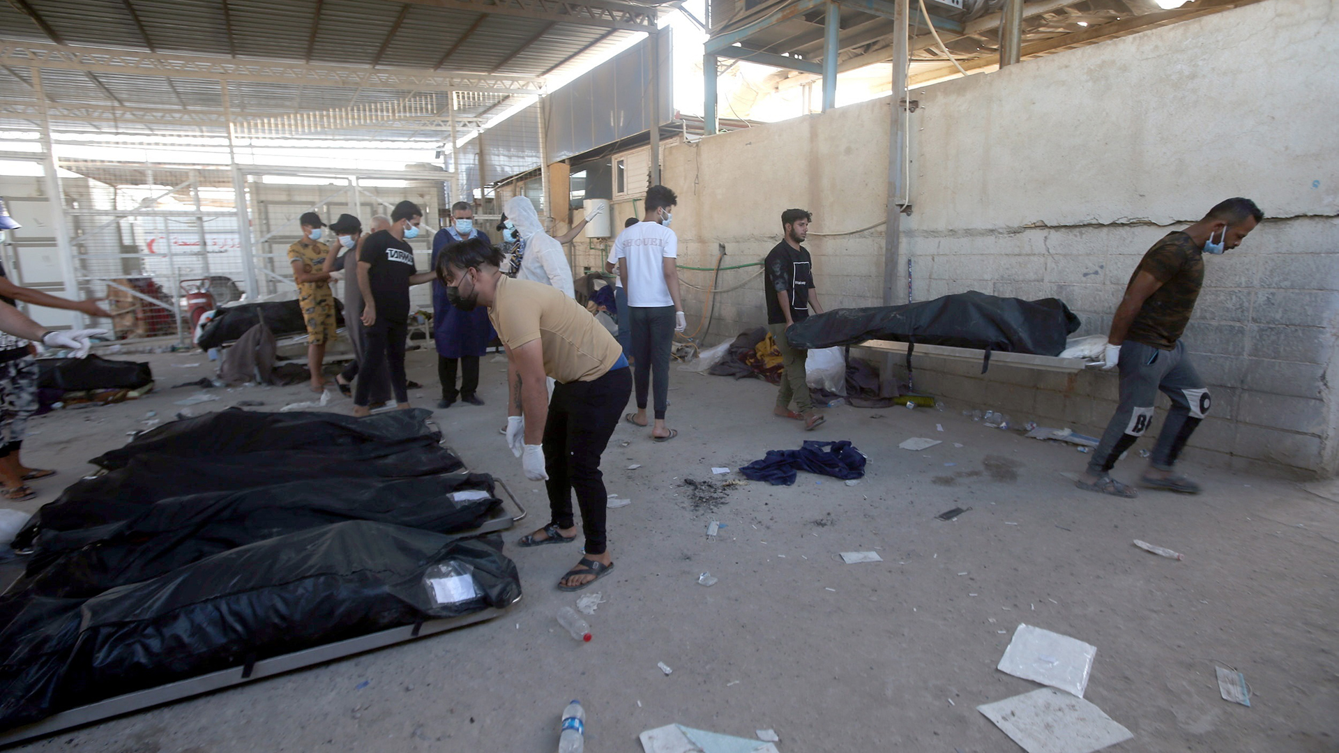 Sube a 92 cifra de muertes por incendio en hospital COVID-19 de Irak - victimas-de-incendio-en-hospital-covid-19-de-irak