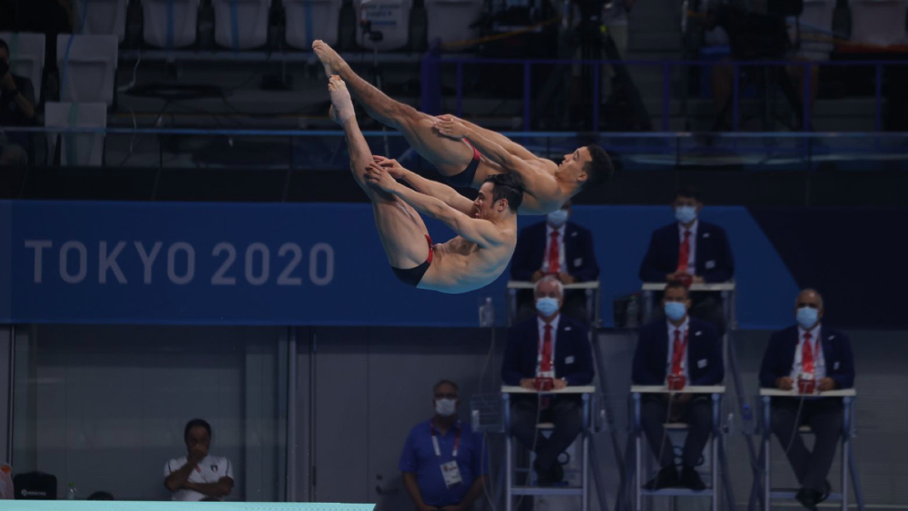 Yahel Castillo y Juan Celaya, cuarto lugar en clavados sincronizados