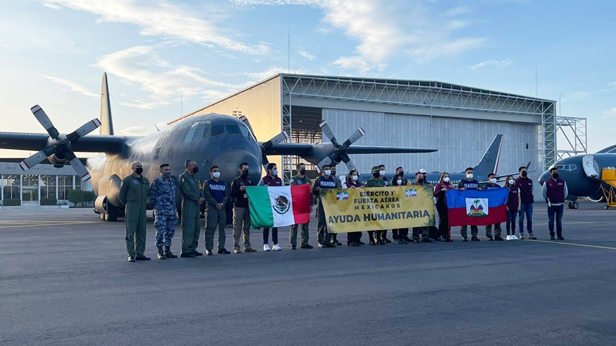México envía a Haití tres aviones más con ayuda humanitaria