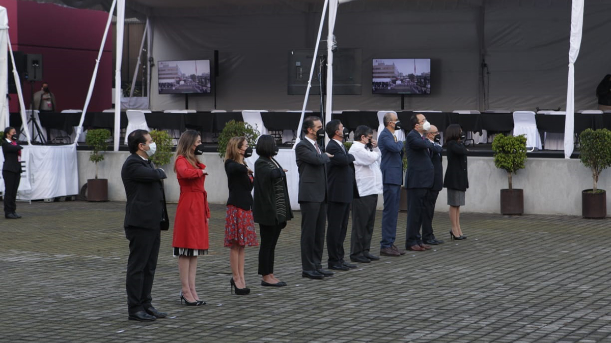 Primera consulta popular de México; INE hace llamado para participar - ceremonia-del-ine-para-dar-inicio-a-jornada-de-votacion-por-consulta-popular