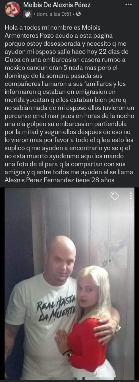 Tiburones impiden rescate de un cadáver en Arrecife Alacranes, Yucatán - cubano-mar-arrecife-alacranes-2