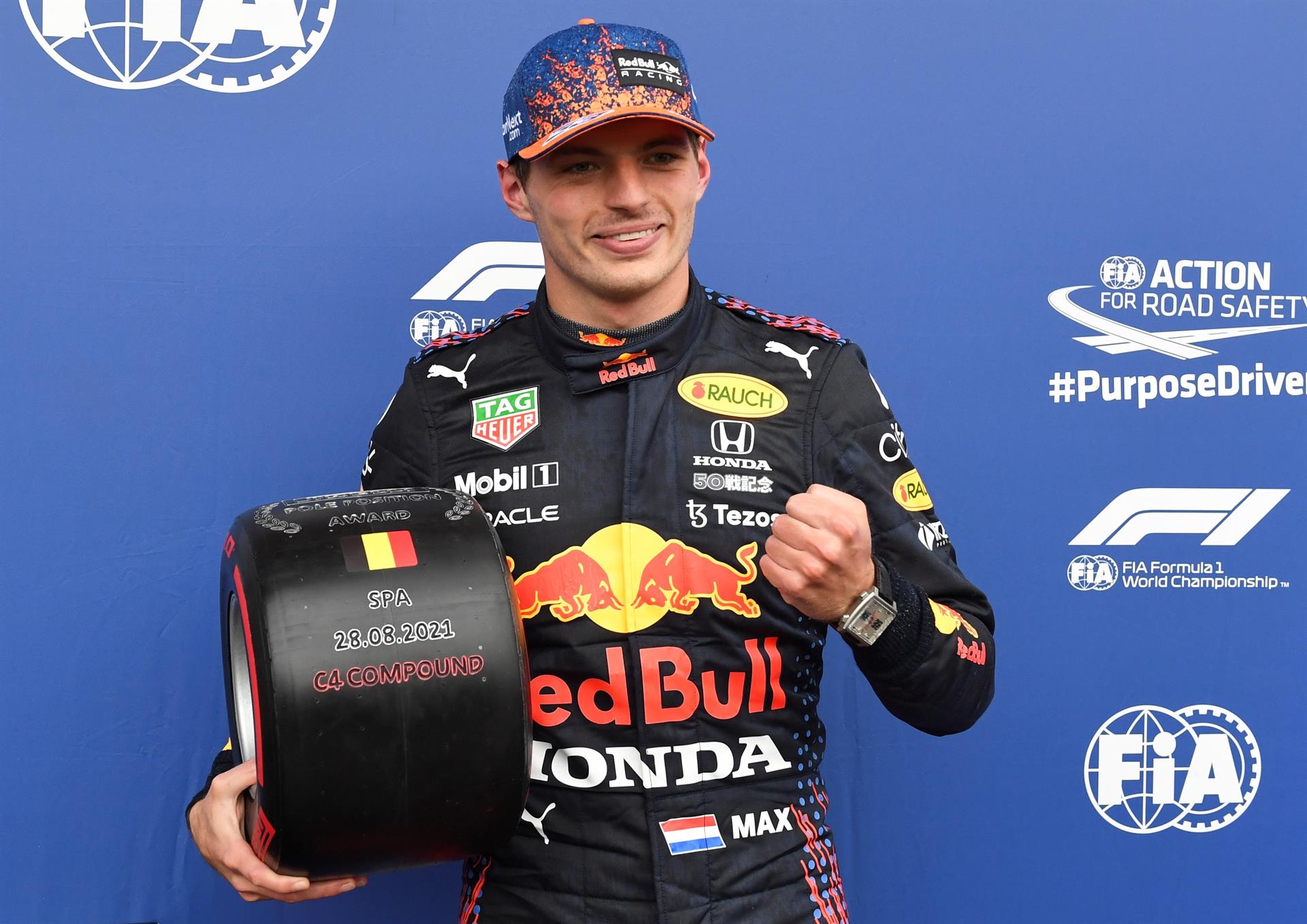 Verstappen gana la carrera más corta de la historia del GP en Bélgica