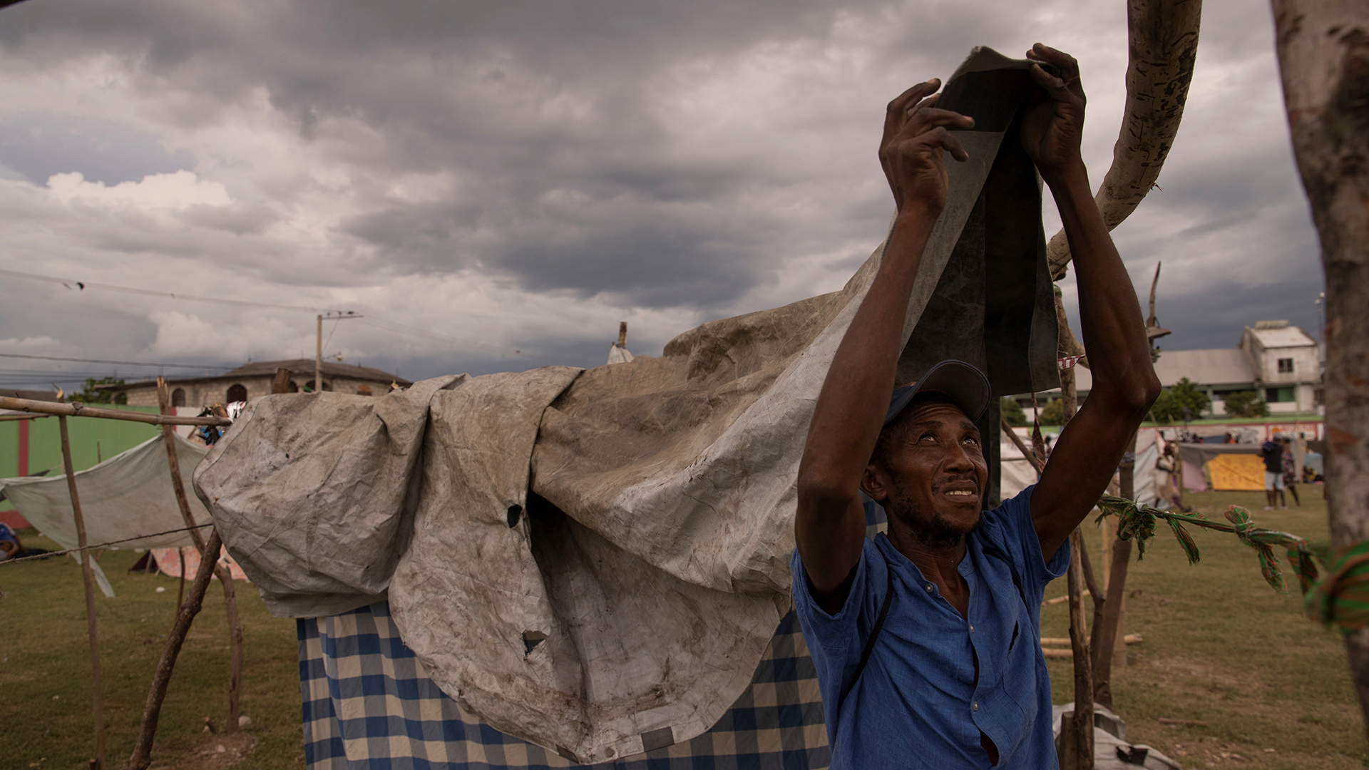 Lluvias azotan la zona más afectada de Haití por sismo