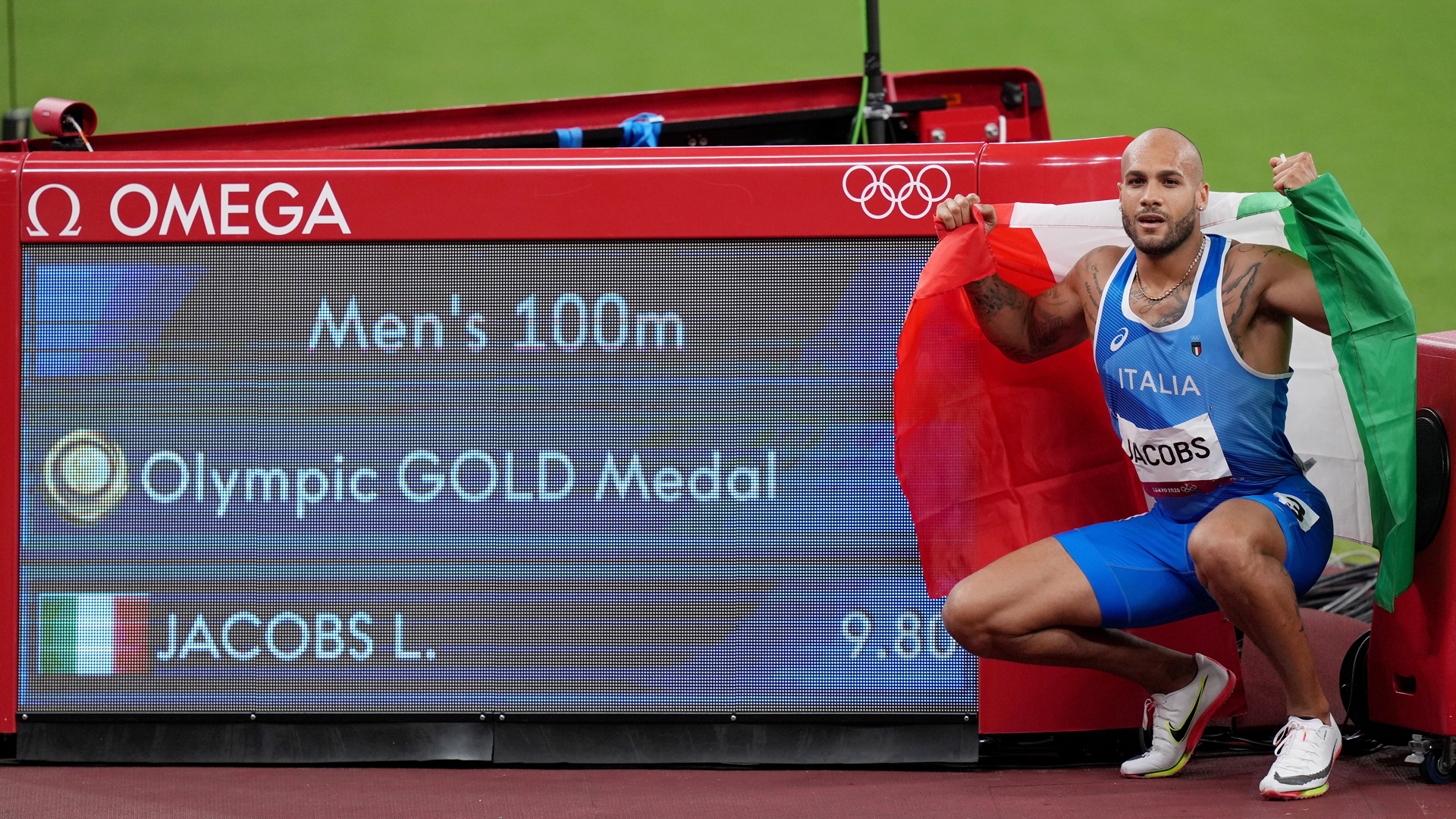 Un italiano, Lamont Jacobs, nuevo rey de los 100 metros