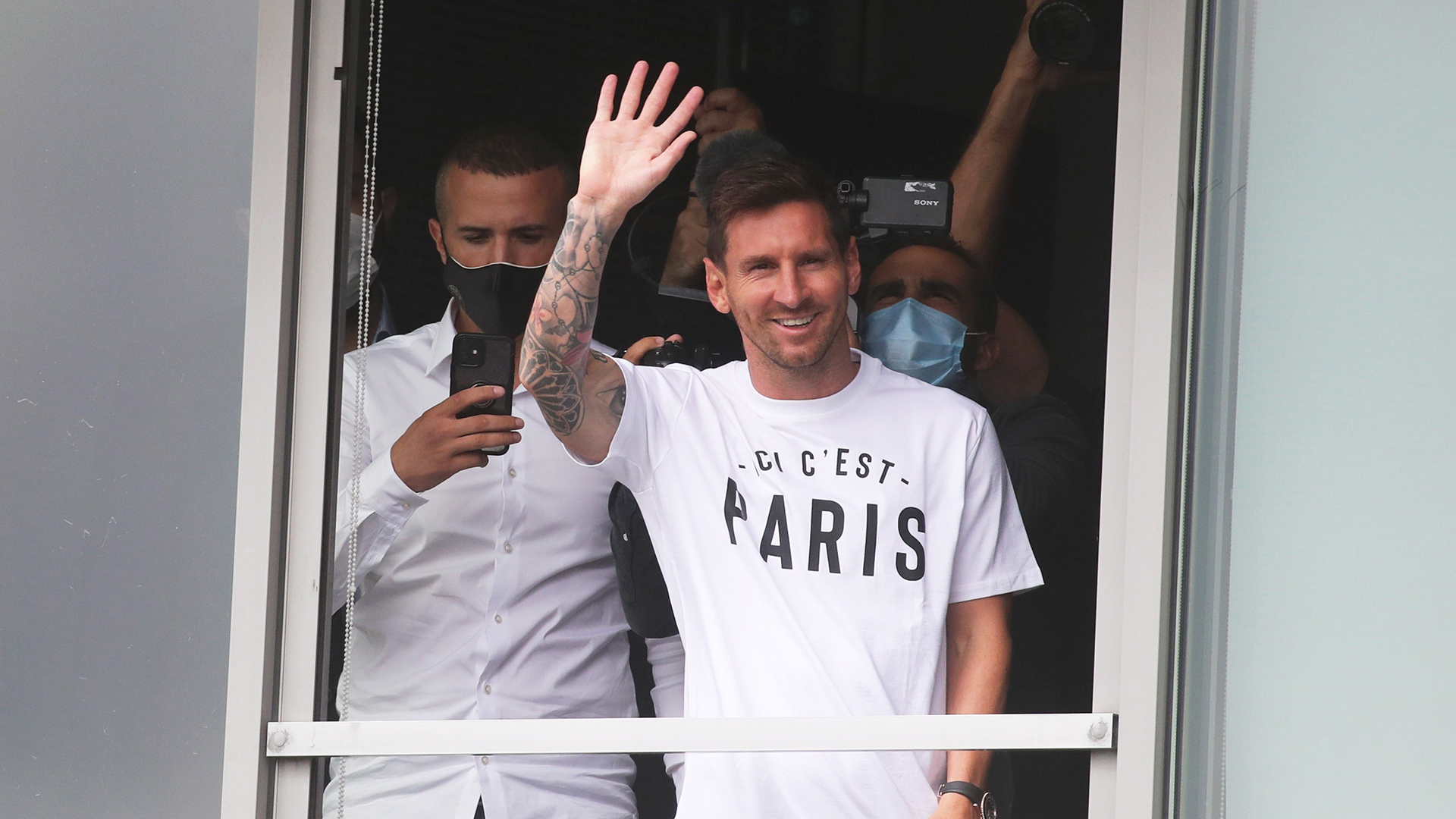 Messi llega al París Saint-Germain