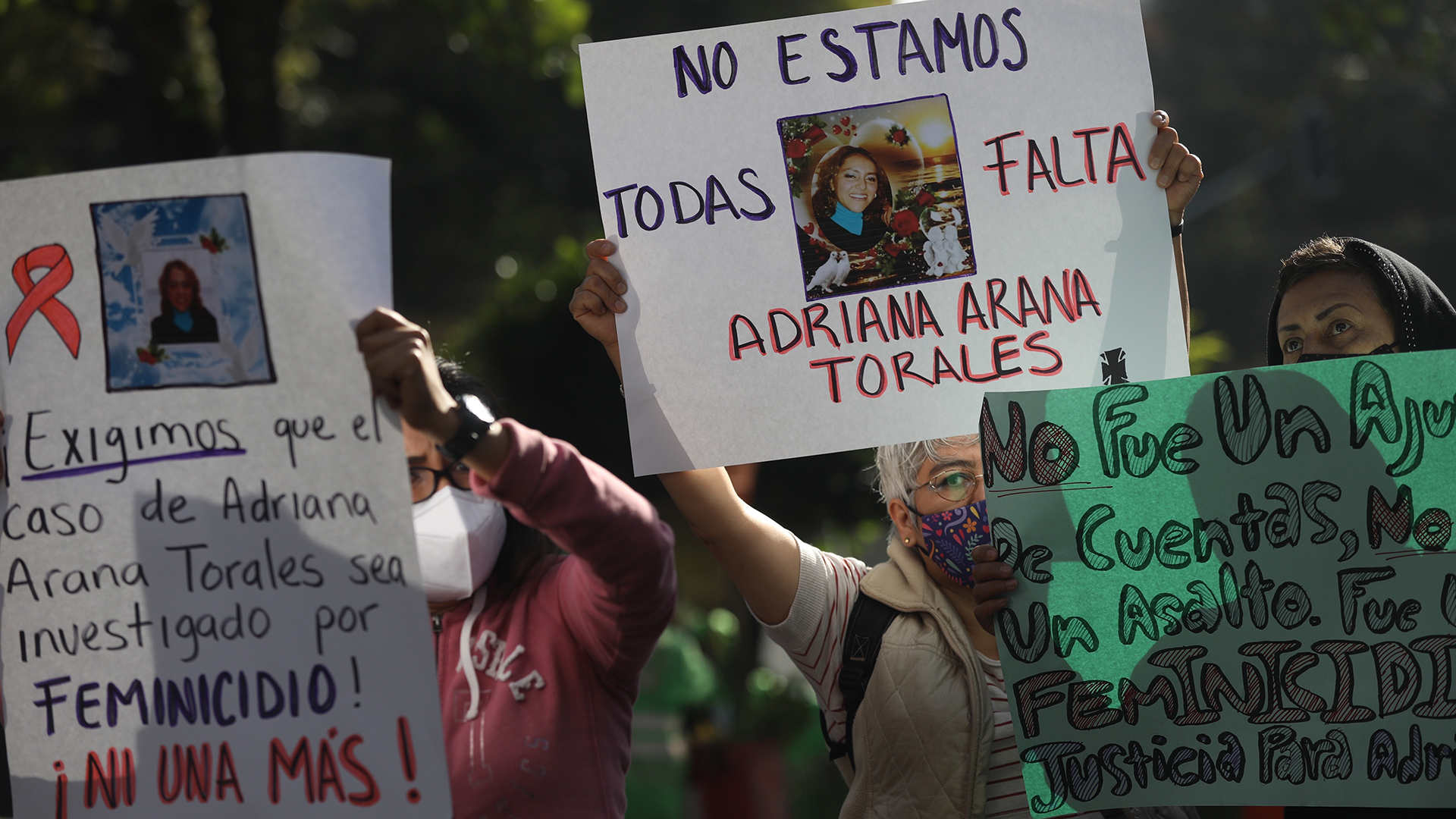 Familiares claman justicia por Adriana Arana, presuntamente asesinada por su exesposo