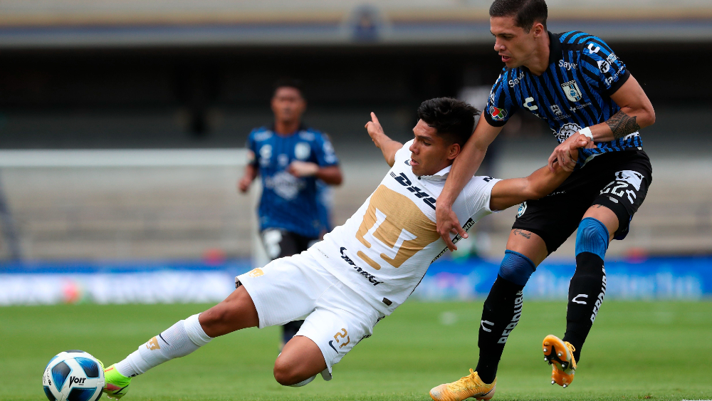 Pumas y Gallos Blancos empatan sin anotaciones en C.U.