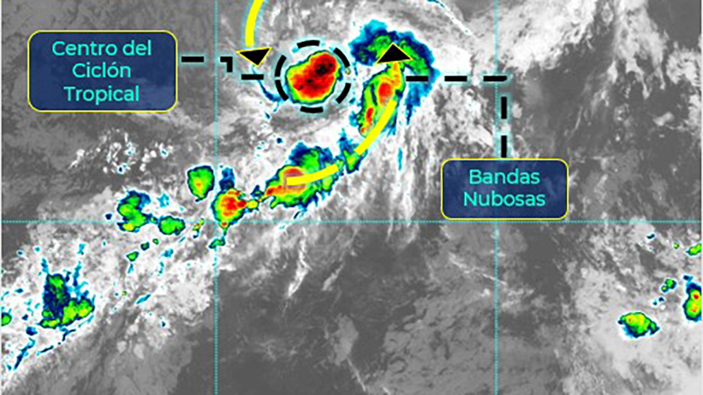 Nace la tormenta tropical Jimena muy lejos de costas del Pacífico mexicano