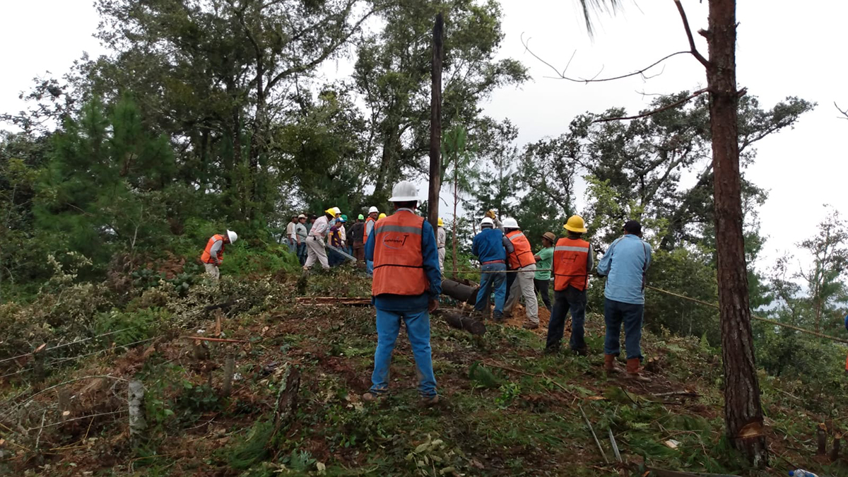 Restablece CFE energía eléctrica al 100 % en estados afectados por el huracán Grace