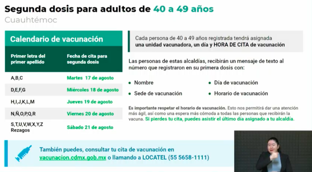 Iniciará vacunación de 18 a 29 años en Xochimilco; aplicarán segunda dosis de 40 a 49 en Cuauhtémoc - vacunacion-cuauhtemoc