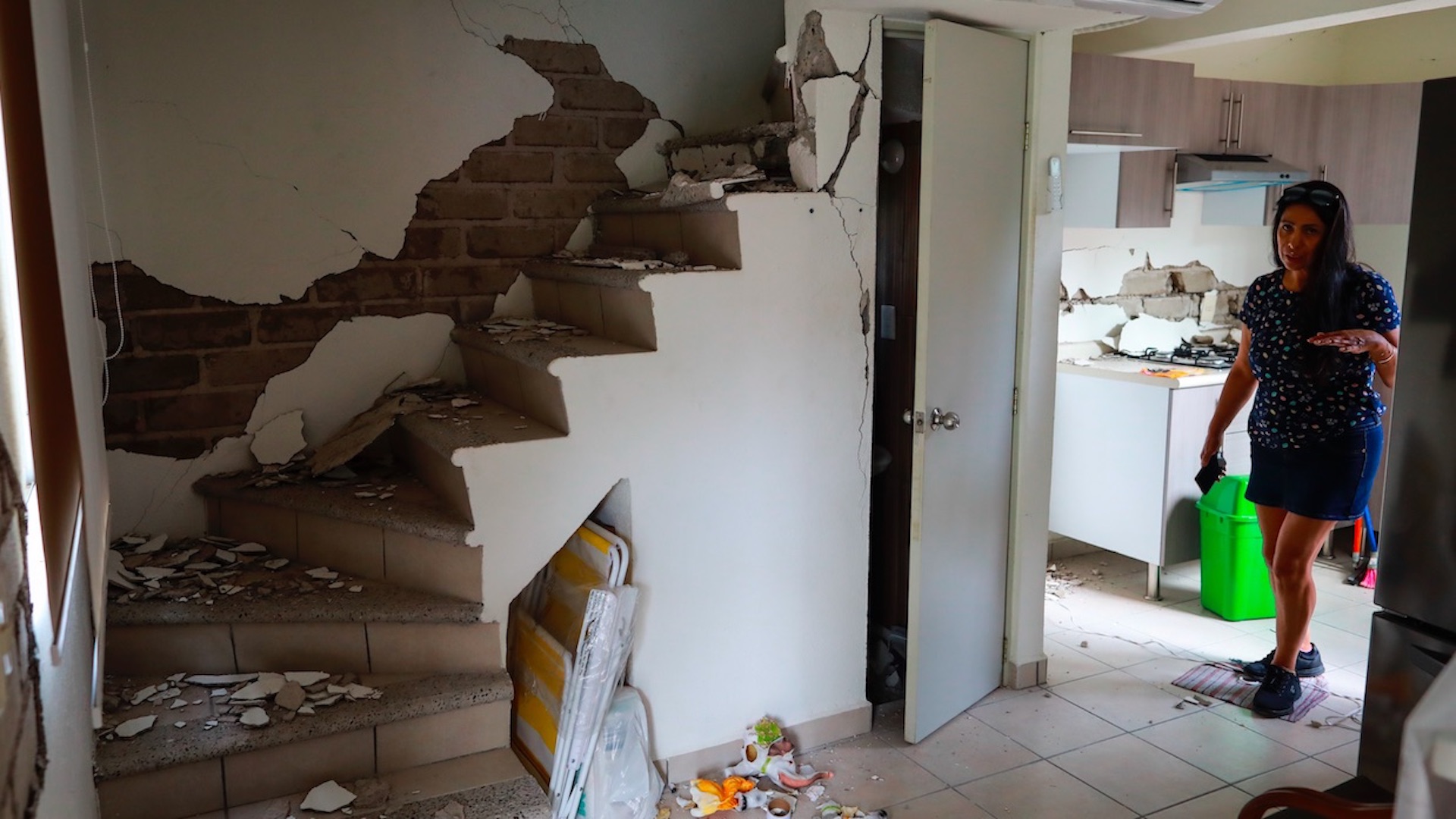 Cerca de 600 casas quedaron inhabitables tras sismo en Acapulco