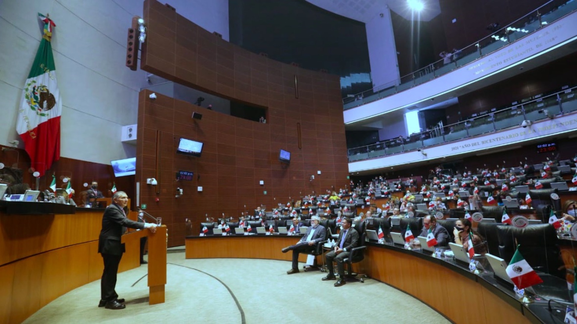 El país no merece clima de crispación: Adán Augusto López en el Senado
