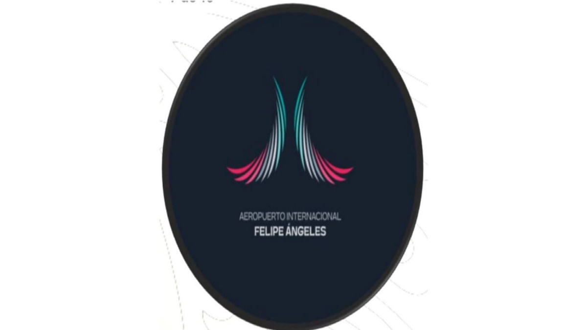 Este es el nuevo logotipo del Aeropuerto Felipe Ángeles de México
