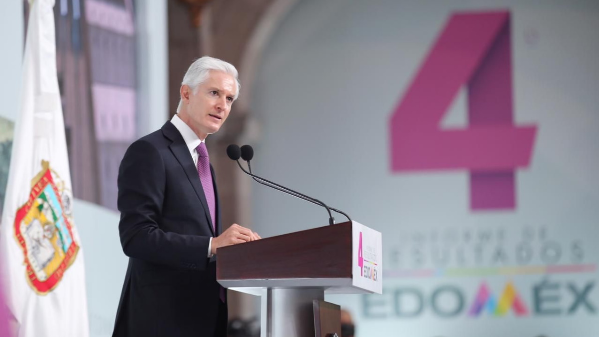 Estado de México superó desafíos con unidad, asegura Alfredo del Mazo en Cuarto Informe