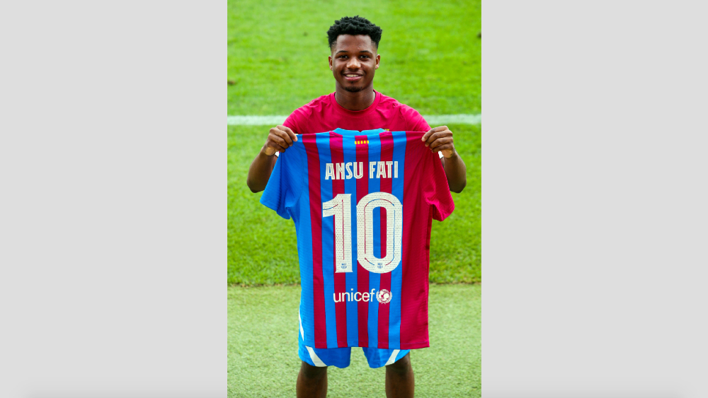 Ansu Fati hereda el dorsal 10 de Leo Messi en el Barcelona