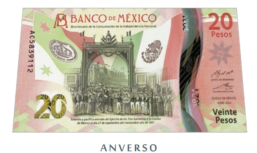 #Video Lanzan billete de 20 pesos conmemorativo por 200 años de Independencia de México - anverso-del-nuevo-billete-conmemorativo-de-20-pesos