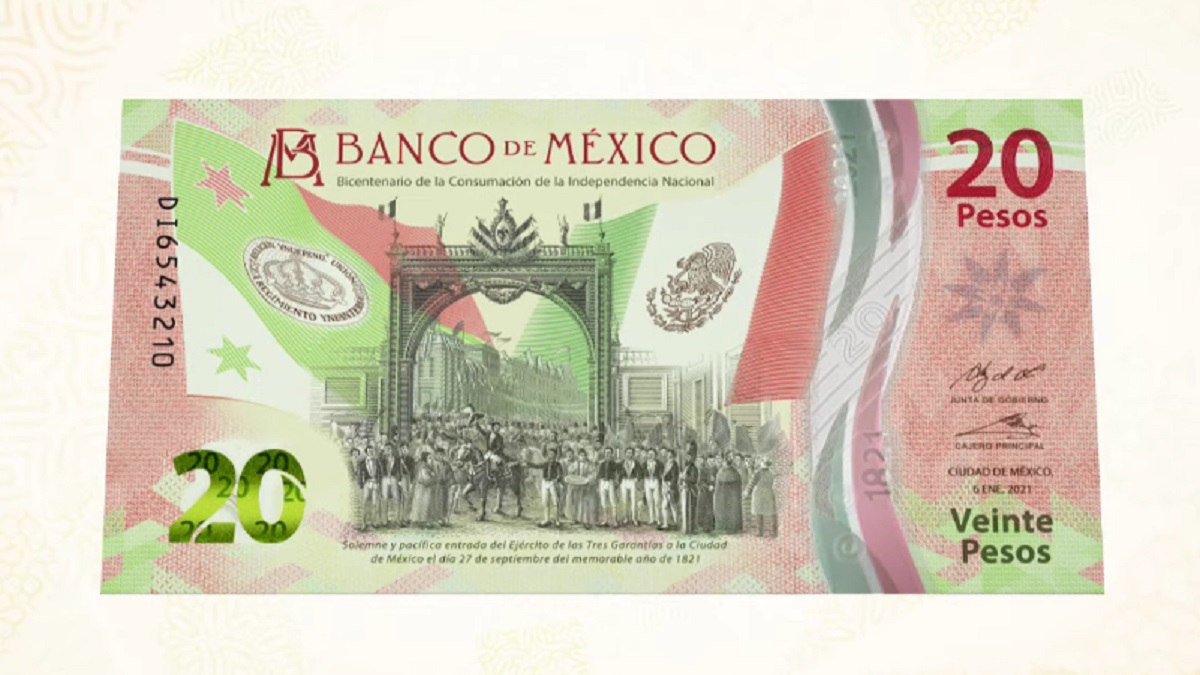 #Video Lanzan billete de 20 pesos conmemorativo por 200 años de Independencia de México