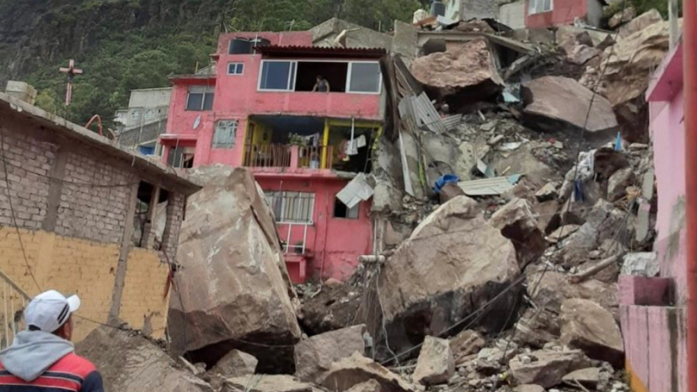Concluyen demoliciones en Cerro del Chiquihuite; se derribaron 11 casas - desgajamiento-cerro-del-chiquihuite