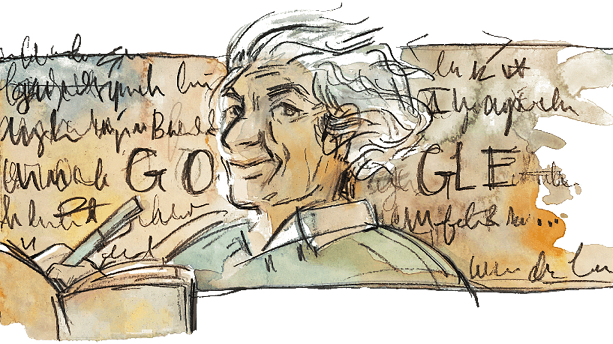 Google homenajea al poeta Nicanor Parra con doodle en su natalicio Google homenajea al poeta Nicanor Parra con doodle en su natalicio