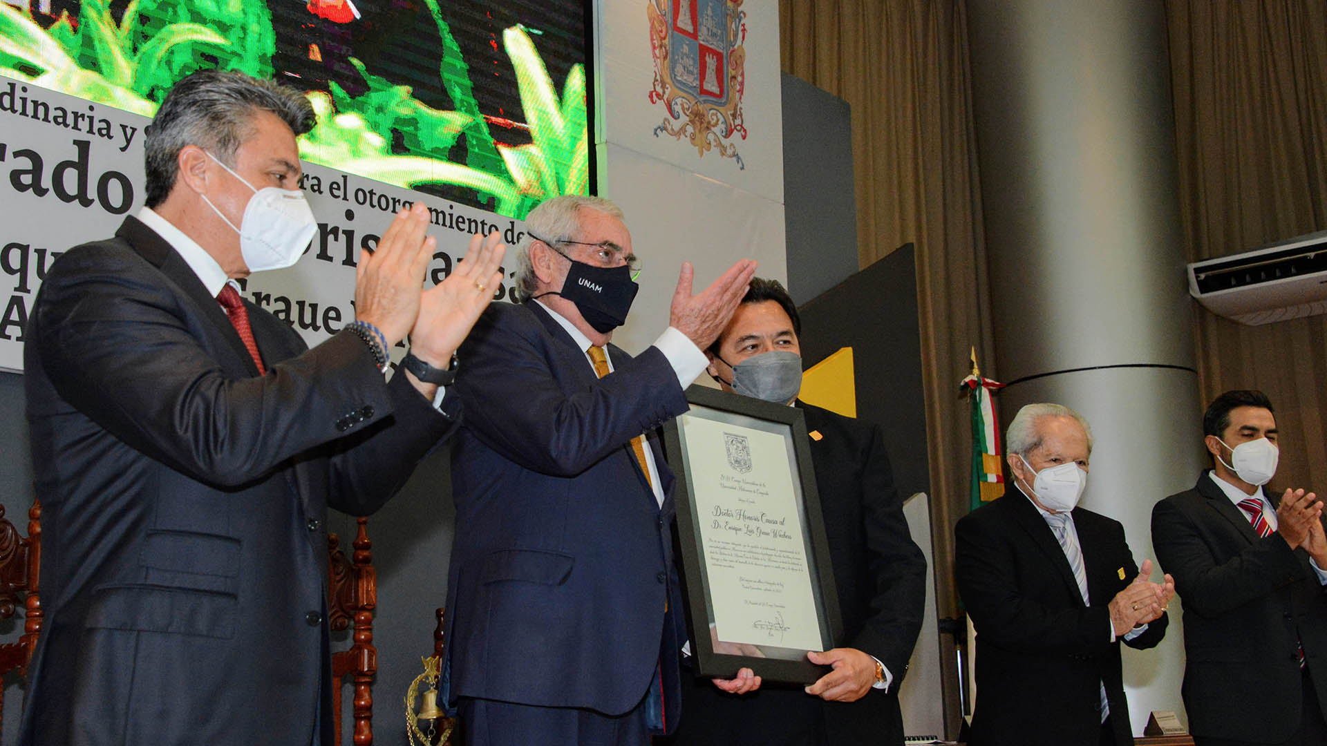 Universidad Autónoma de Campeche distingue al Dr. Enrique Graue con honoris causa