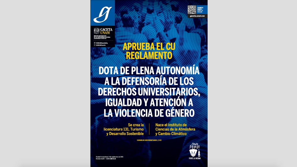 Gaceta de la UNAM (09-09-2021)