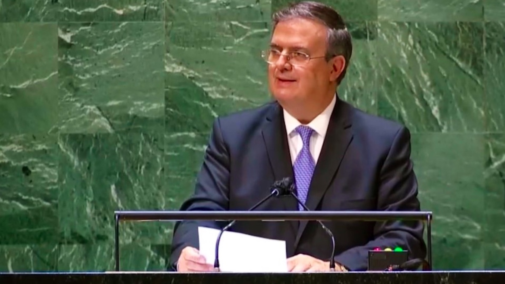 Impostergable poner fin al bloqueo económico contra Cuba: Ebrard en la ONU