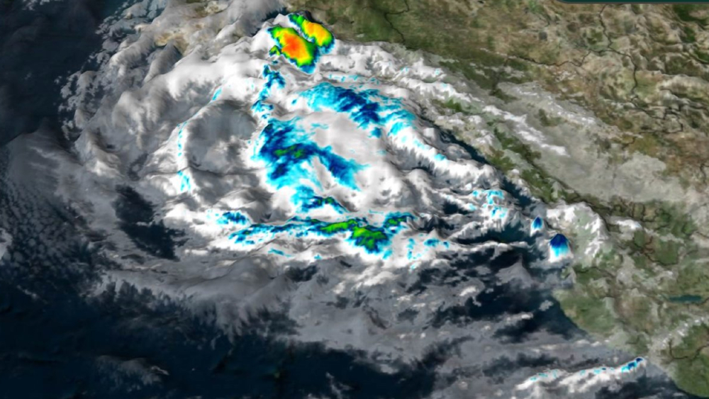 Olaf se degrada a tormenta tropical; establecen zona de prevención en BCS
